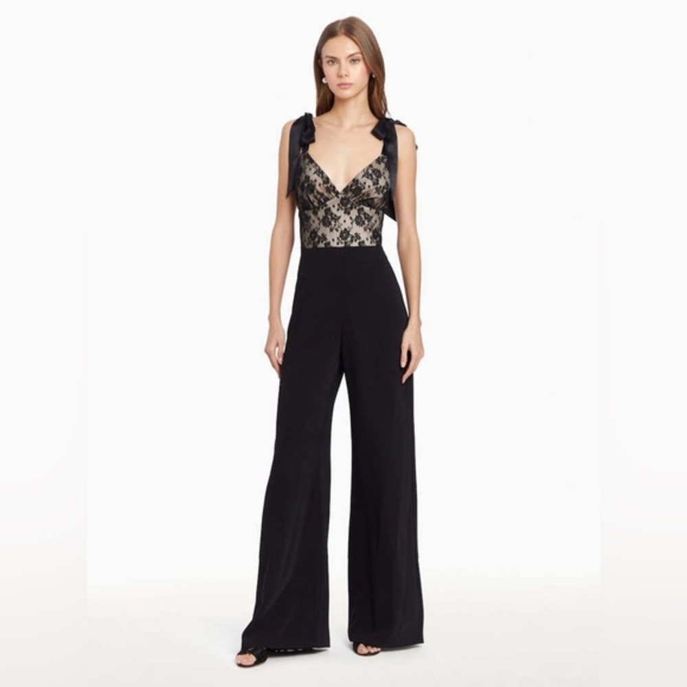 Amanda Uprichard Audrielle Jumpsuit in Black